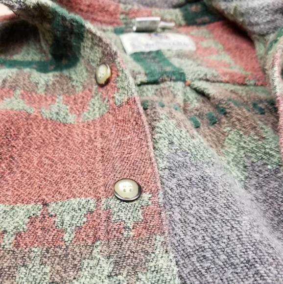 VTG 90's 00's Heavyweight Multicolored Stripes Ind - Picture 4 of 9